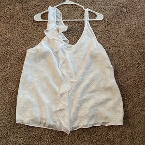 One fluffy shoulder top